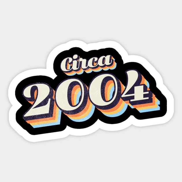 2004 Birthday Sticker by Vin Zzep